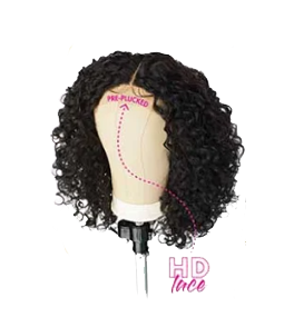 HD Lace Front Wig (Curly) - Image 4