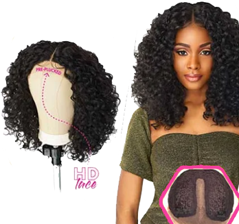 HD Lace Front Wig (Curly) - Image 3